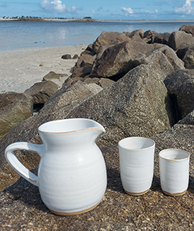 Email écume sur grès de St Amand
